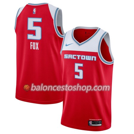Camiseta Hombre NBA Sacramento Kings De'Aaron Fox 5 2019-20 Nike City Edition Swingman